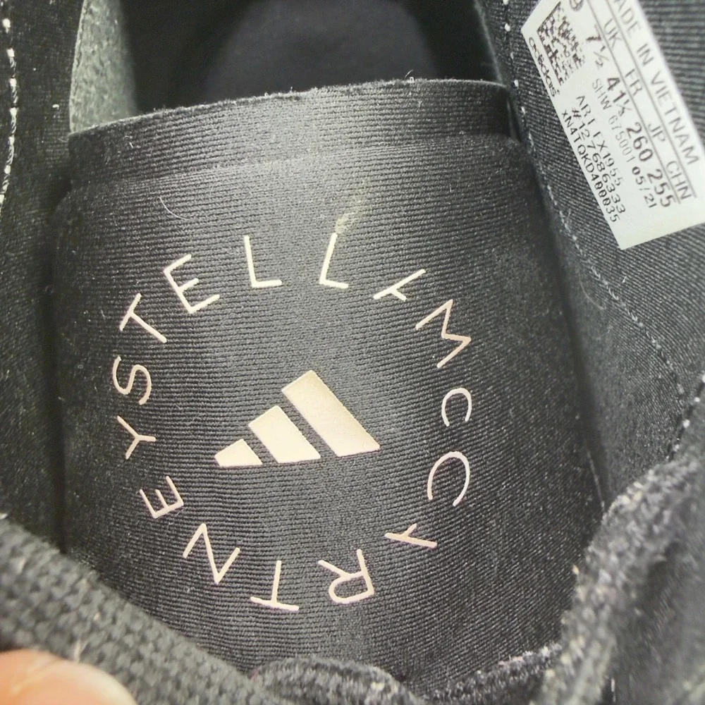 Adidas by Stella McCartney Treino Mid-Cut Sneakers Core Black FX1955 Womens 9